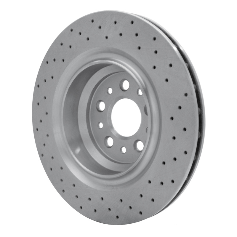 Maserati Ghibli Brake Rotor (1) - Rear - R1 Concepts - Drilled - `14-`22